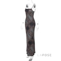 Damaris Strappy Leopard Maxi Dress [2KJWKDS8]