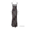 Damaris Strappy Leopard Maxi Dress [UWY9BFFZ]
