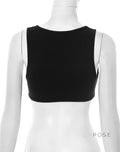 Damya Cut-Out Crop Top [96DWWX3T]