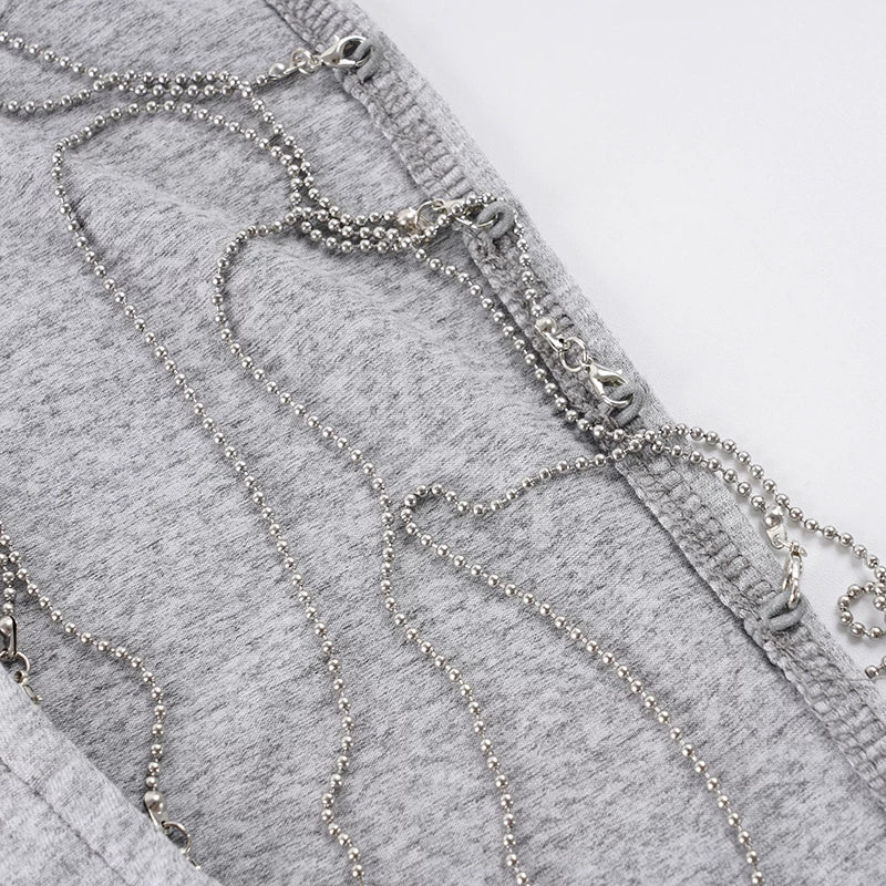 LaPose - Dana Chain Detail Backless Tank
