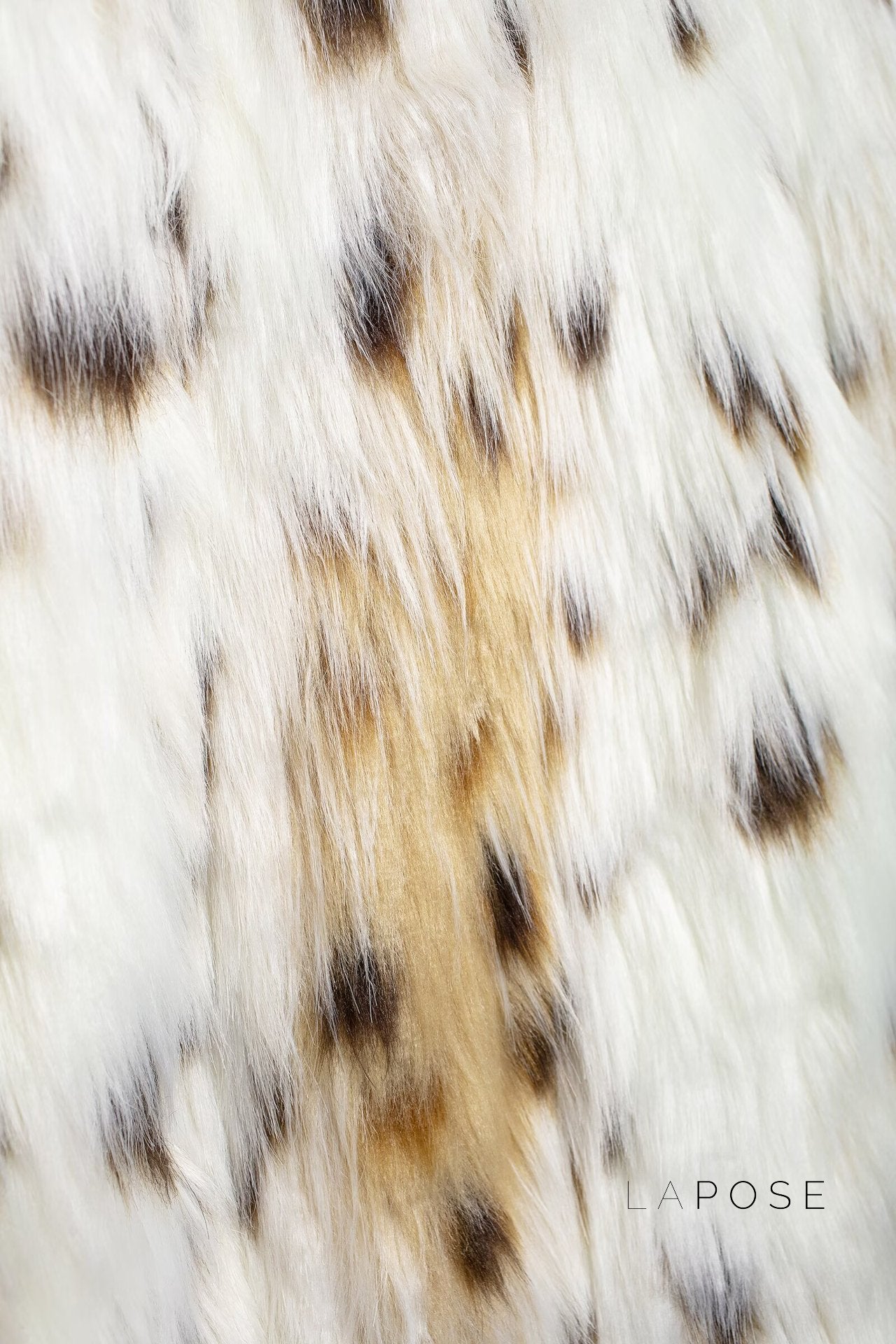 Dania Striped Faux Fur Jacket [GYDWRI44]