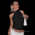 Daniella Halter Bow Tie Top [1NOQPF63]