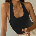 Darianna Halter Backless Top