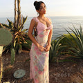 Darling Lace Slit Maxi Dress [FETPXVUY]
