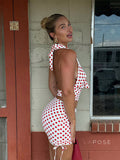 Dayna Polka Dot Skirt Set [B4FIXNZC]
