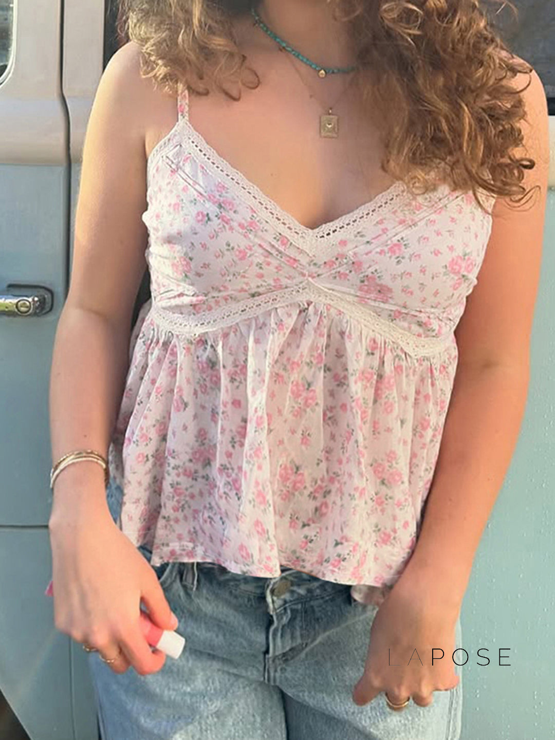 Debanhi Floral Lace Camisole [12GBP10W]