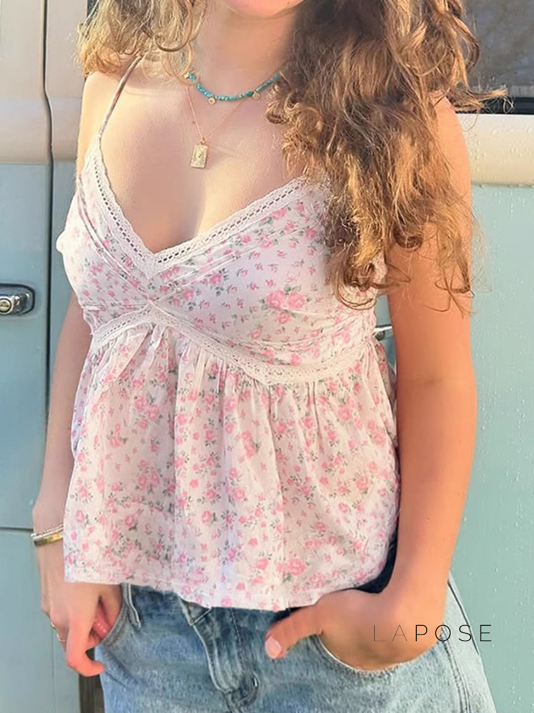 Debanhi Floral Lace Camisole [HP0OHQON]