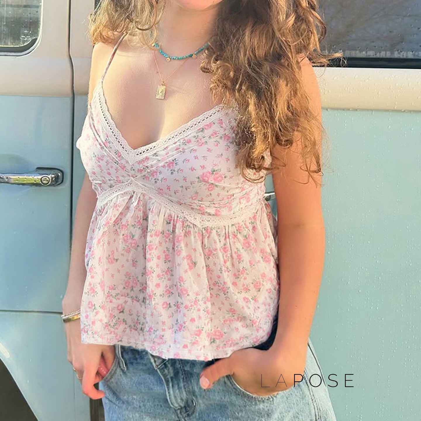 Debanhi Floral Lace Camisole [TWTVGZ9L]