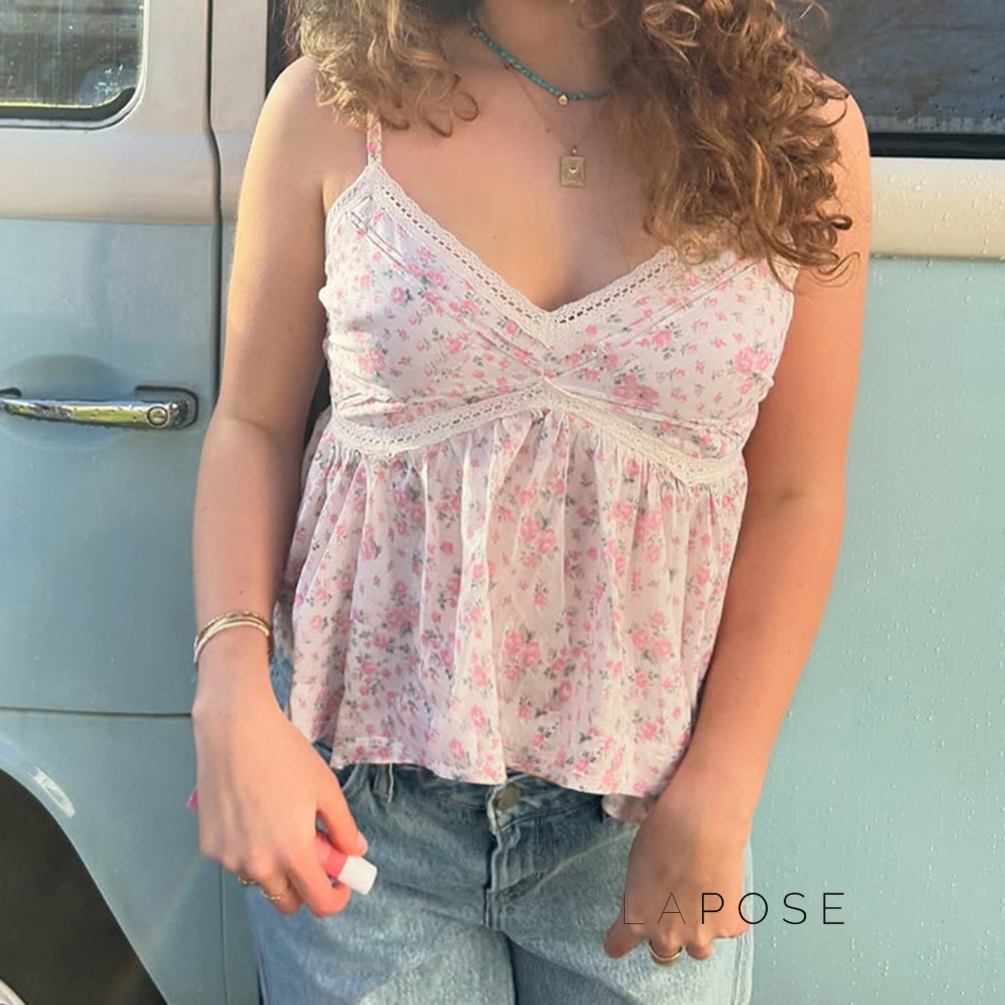 Debanhi Floral Lace Camisole [SF7C430P]