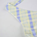 Debora Plaid Halter Crop Top [8E3P12I4]