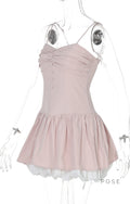 Dejah Pink Ballet Mini Dress [9MHPX2Z2]