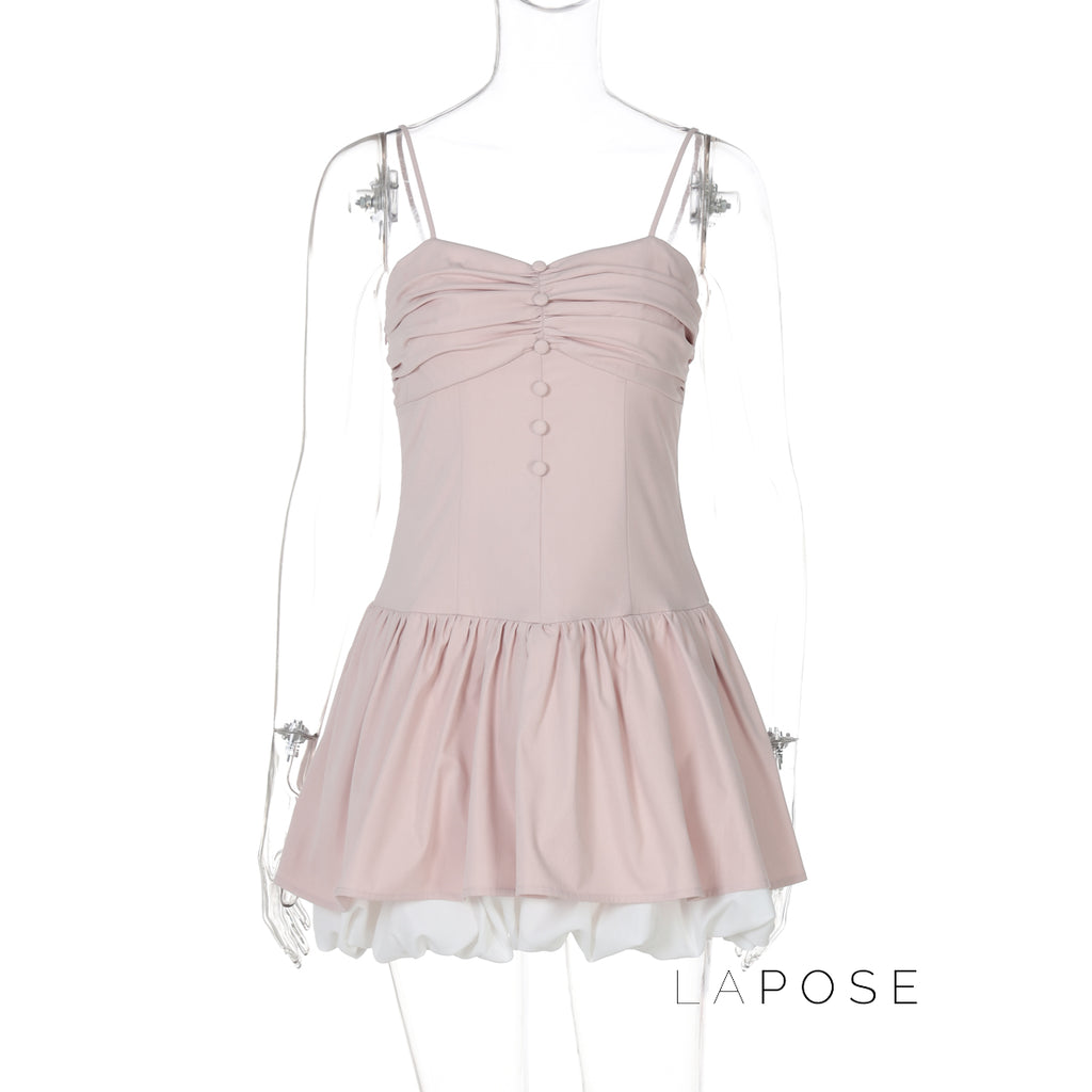 Dejah Pink Ballet Mini Dress [XLVK5MEV]