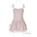 Dejah Pink Ballet Mini Dress [XLVK5MEV]