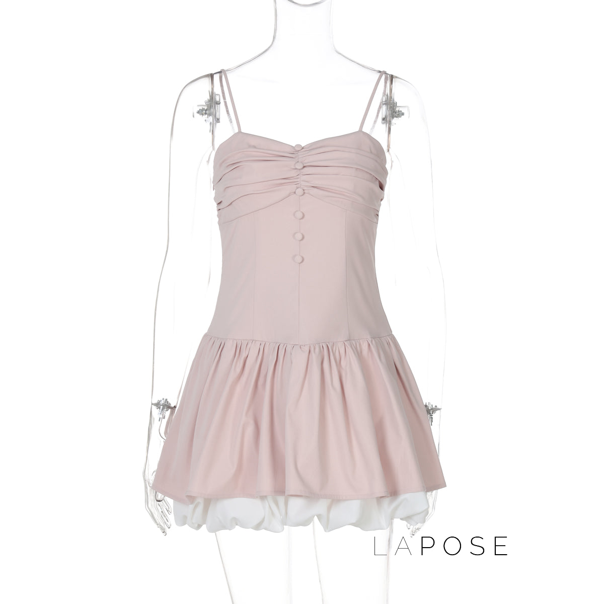 Dejah Pink Ballet Mini Dress [XLVK5MEV]