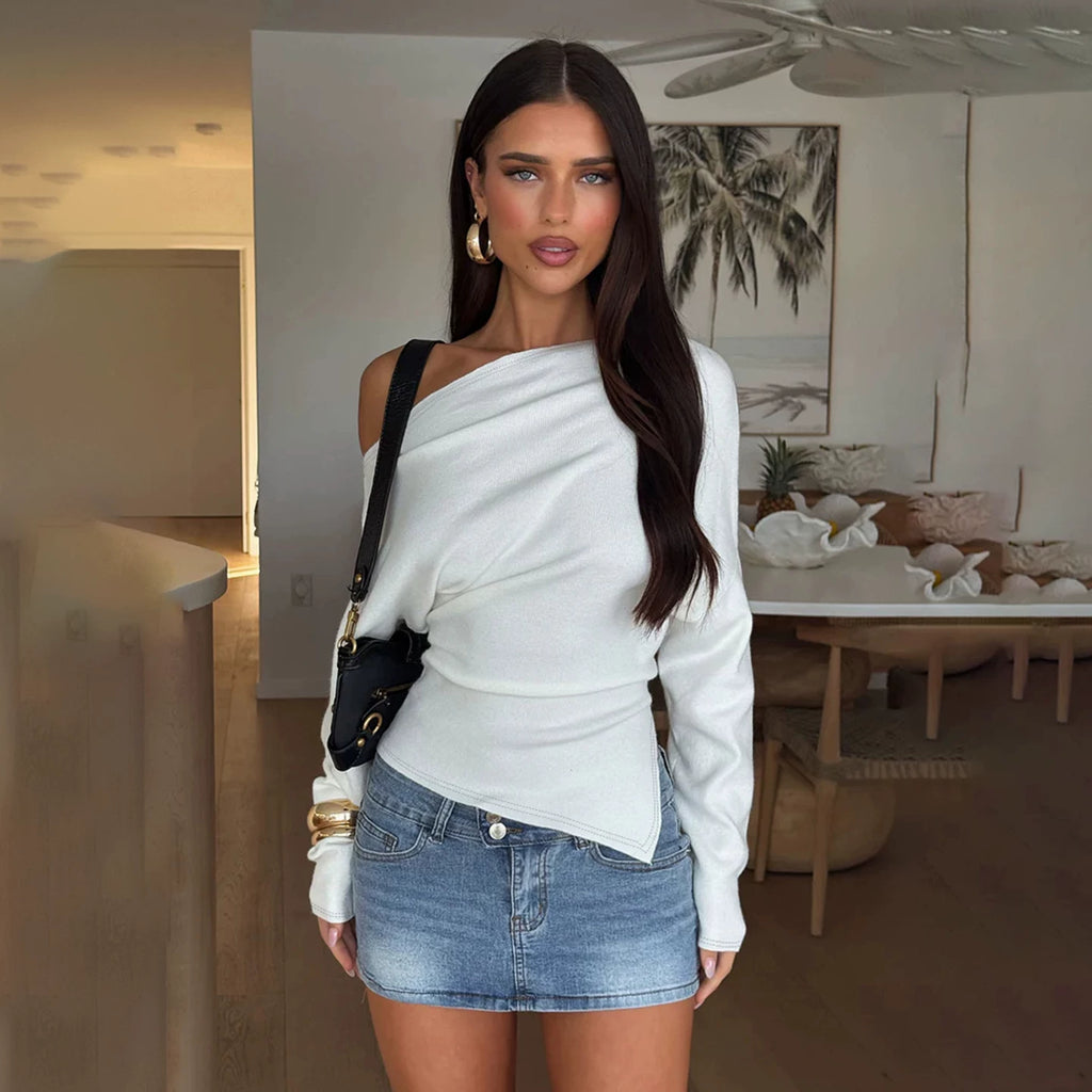 LaPose - Demiyah Asymmetric One Shoulder Top