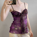 Denali Paisley Ruched Camisole [AP606GOL]