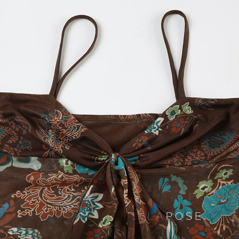 Denali Paisley Ruched Camisole [RER9L2TU]