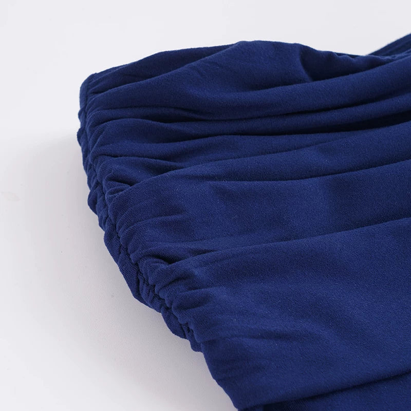 LaPose - Destinee Ruched Waist Midi Skirt