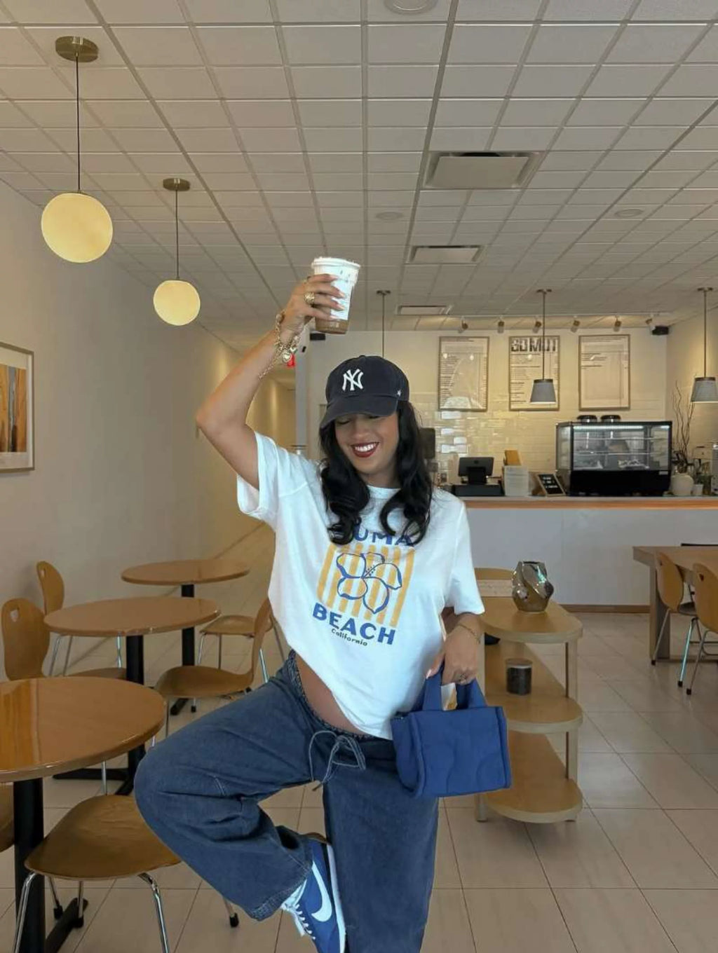 Devyn Retro Graphic Oversized T-Shirt