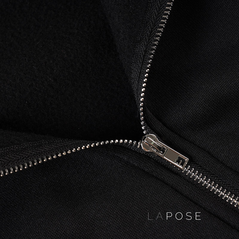 Dhanvi Slim Fit Zip Hoodie [B0LNIE7A]
