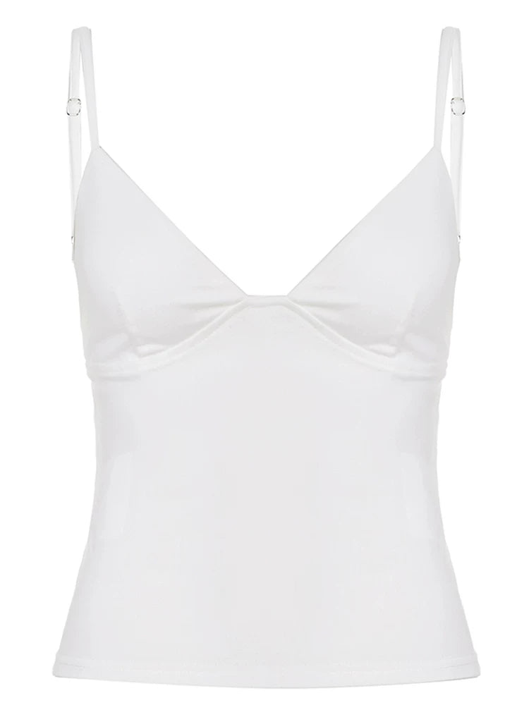 LaPose - Dhanvi V-Neck Slim Fit Camisole