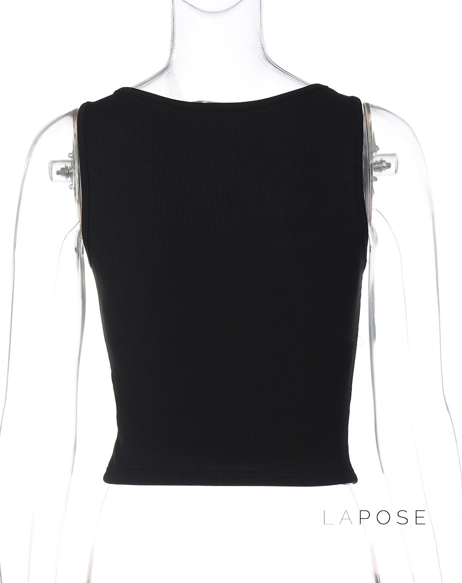 Diem Eyelet Tube Top [GUEIB78S]