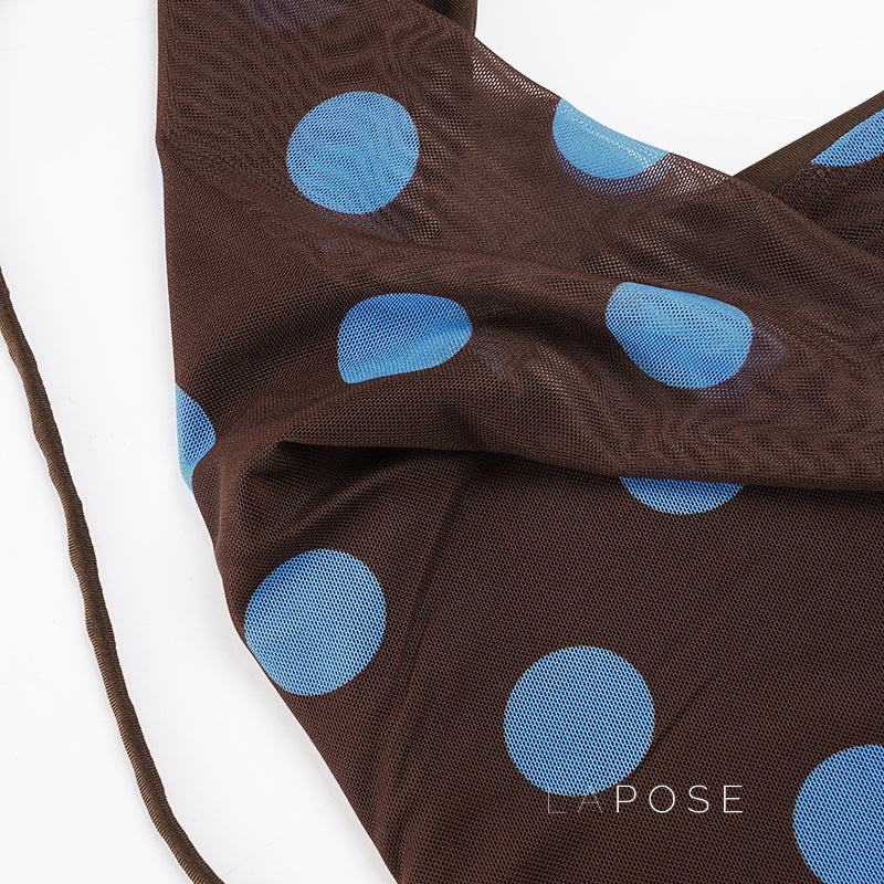 Dolly Polka Dot Halter Top [4W8OM0FV]