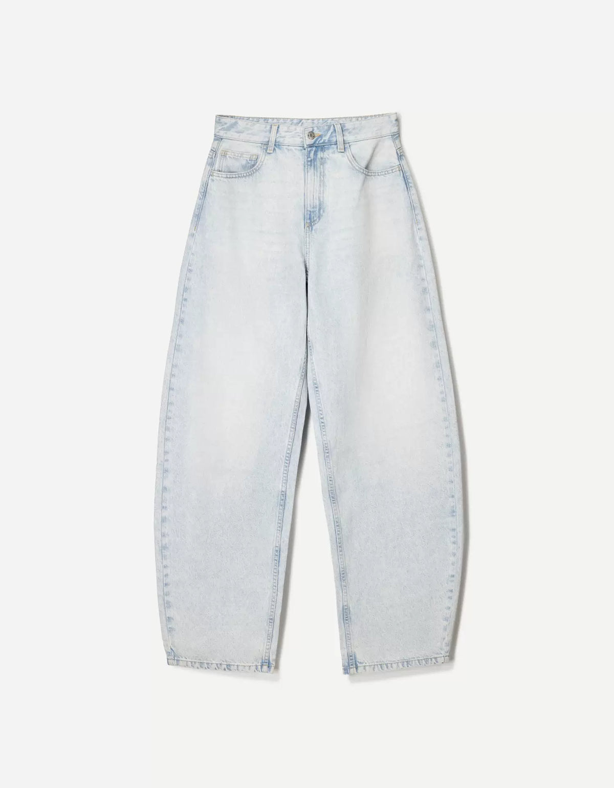 LaPose - Dorothy High Waist Barrel Jeans - Light Blue Color