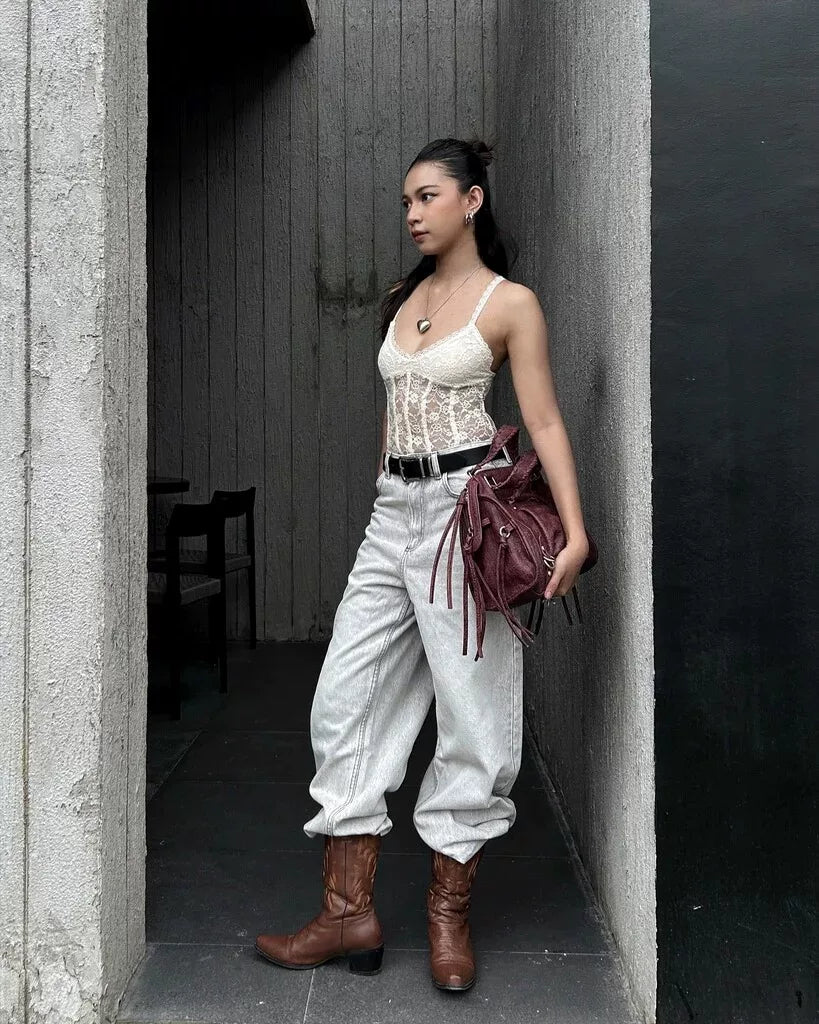 LaPose - Dorothy High Waist Barrel Jeans