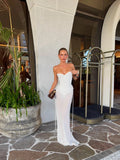 Draped Corset Maxi Dress [FQ2ZYEKK]
