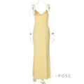 Dylan Strappy Backless Maxi Dress [V96E60NB]