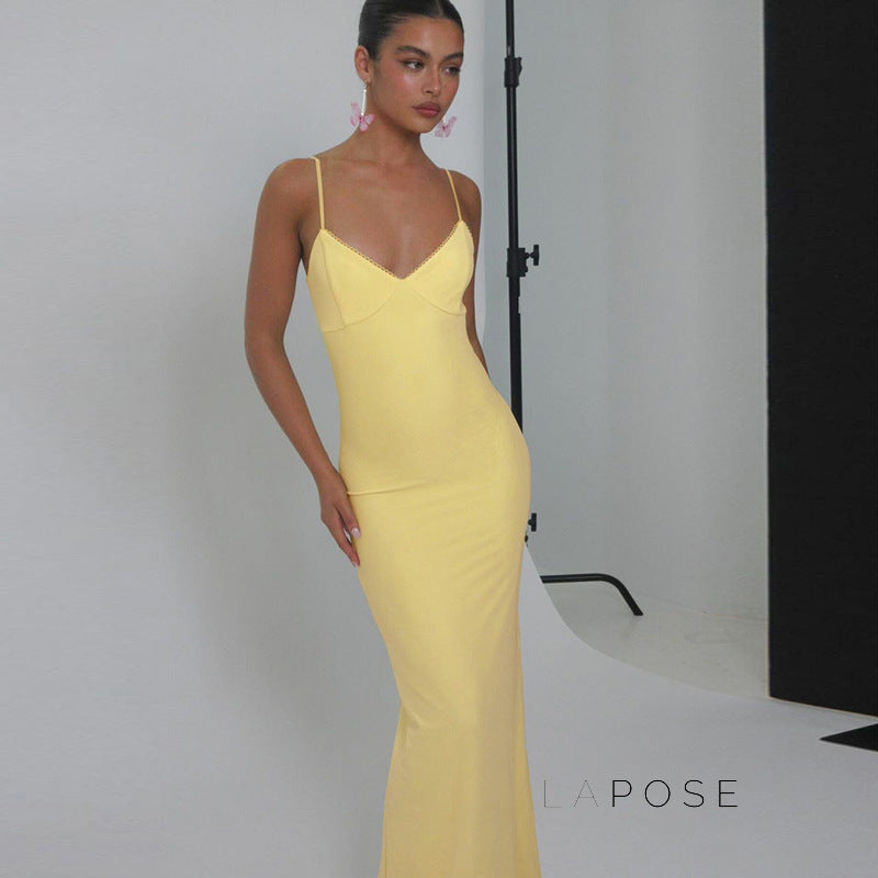 Dylan Strappy Backless Maxi Dress [0EQESVCC]