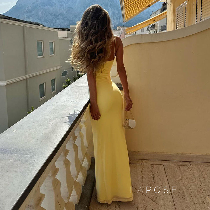 Dylan Strappy Backless Maxi Dress [OB6CTPWZ]