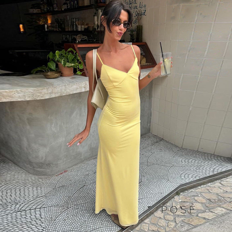 Dylan Strappy Backless Maxi Dress [72QC5CH6]