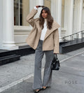 Edna Double-Breasted Wool Coat [EV2ODBUZ]