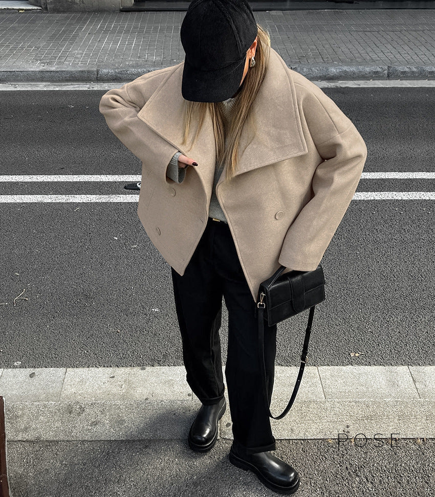 Edna Double-Breasted Wool Coat [MX2ESYF4]