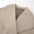 Edna Double-Breasted Wool Coat [3CNAW154]