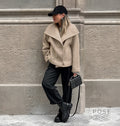 Edna Double-Breasted Wool Coat [N539WZTZ]