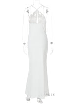 Eimy Crinkled Backless Maxi Dress [70JT41LK]