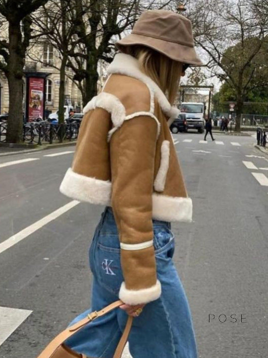 Eleanore Faux Fur Teddy Jacket [KIZRC8PF]