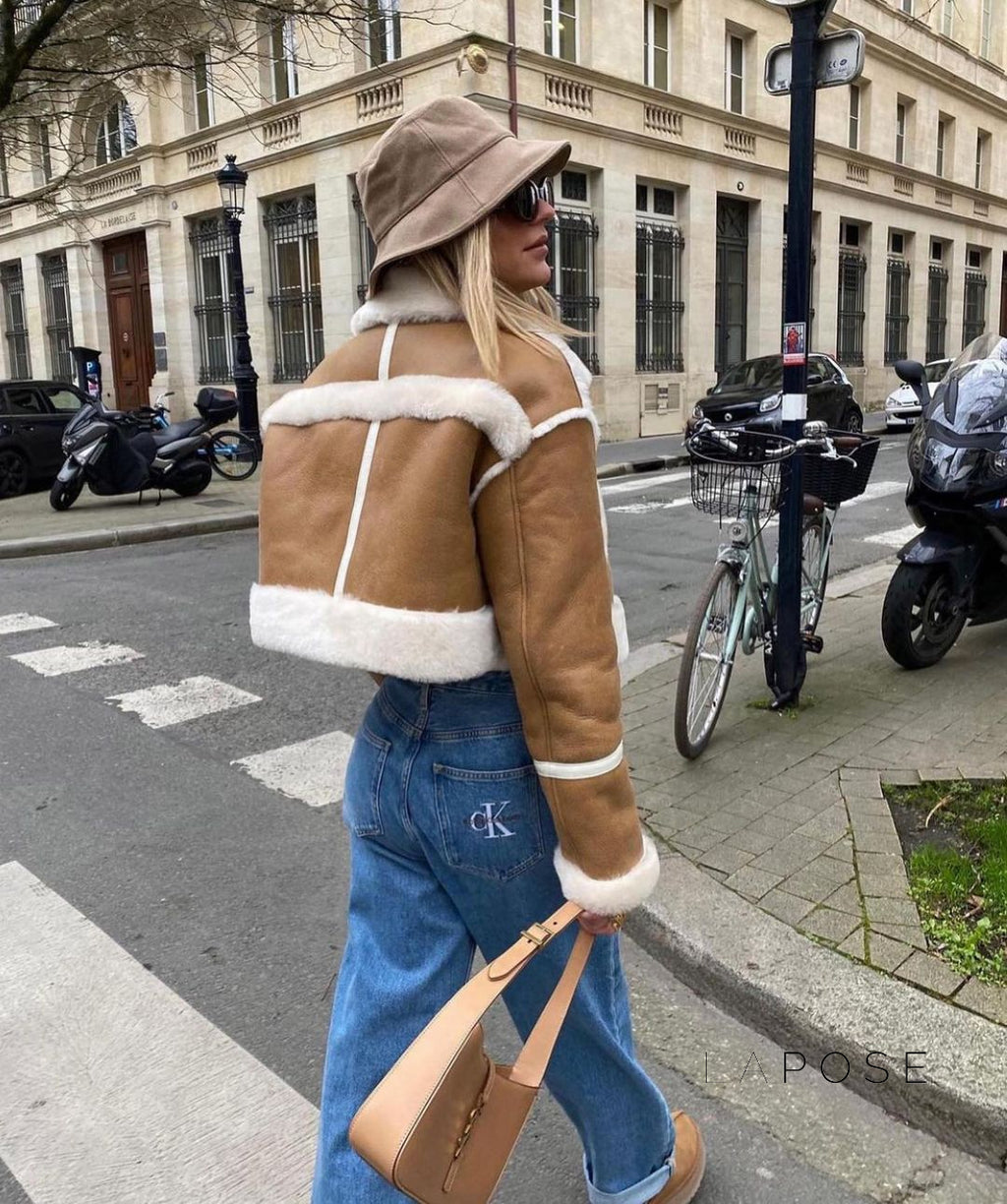 Eleanore Faux Fur Teddy Jacket [OLFXTROV]