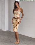 LaPose Eleonora Fringe Handkerchief Top