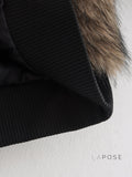 Eleonore Colorblock Faux Shearling Jacket [OMMNSEAM]