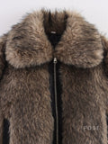 Eleonore Colorblock Faux Shearling Jacket [CFHXE0QW]