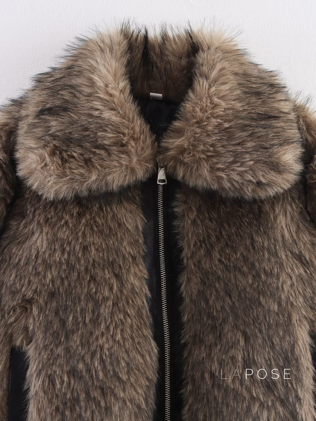 Eleonore Colorblock Faux Shearling Jacket [CFHXE0QW]