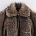 Eleonore Colorblock Faux Shearling Jacket [D2XX9WX9]