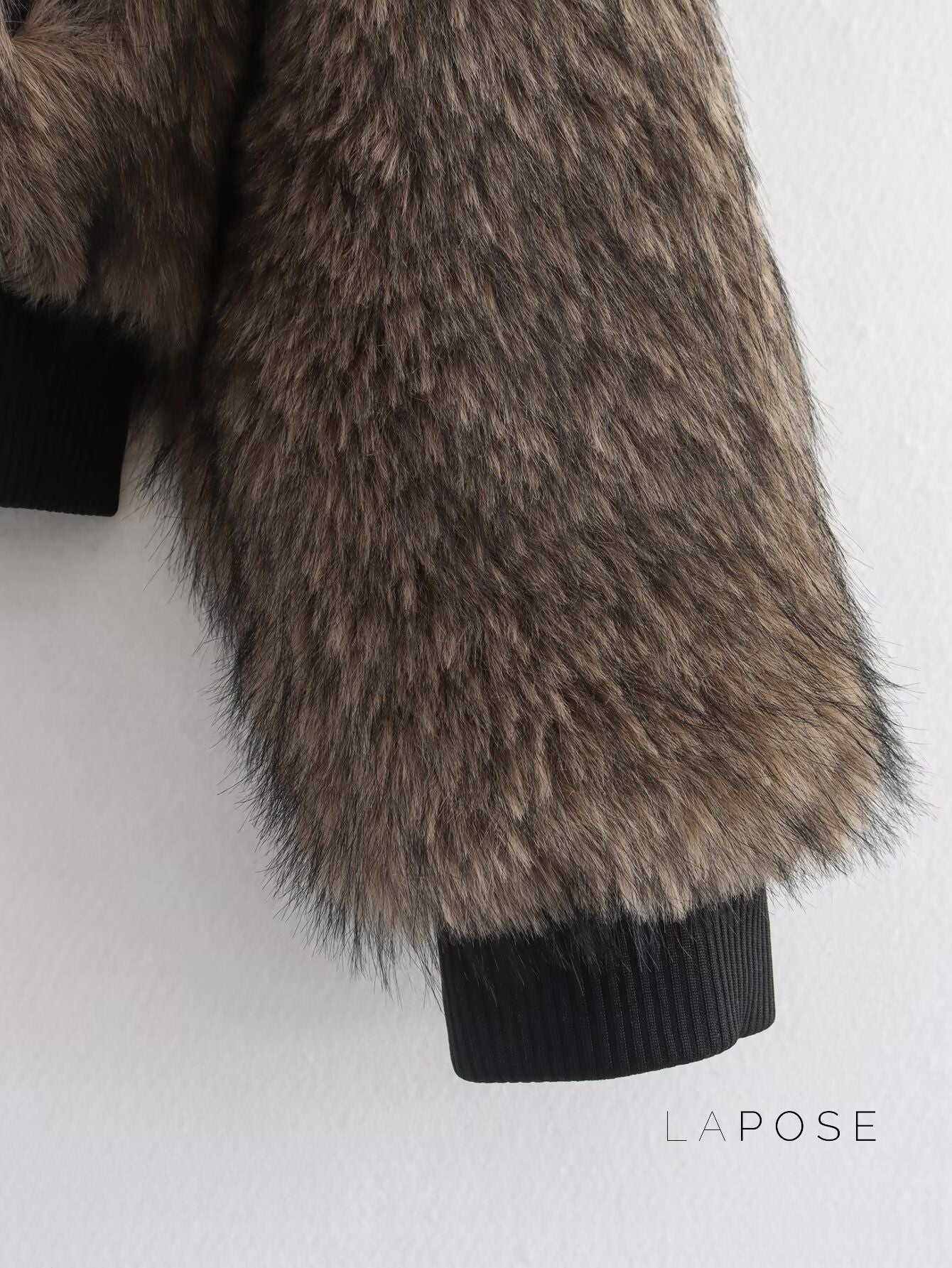 Eleonore Colorblock Faux Shearling Jacket [F59PBNMX]