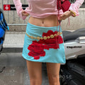 Elijah Floral Bodycon Skirt