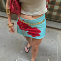 Elijah Floral Bodycon Skirt