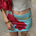 Elijah Floral Bodycon Skirt